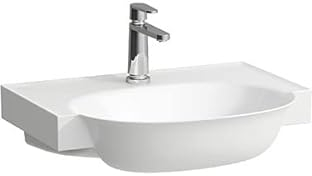 Laufen The New Classic Waschtisch, unterbaufähig, ohne Überlauf, 3 Hahnlöcher, 600x480mm, H813853, Farbe: Weiß