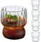 Waldspring Cappuccino Gläser 4 Pcs, Kaffee Gläser, Riffle Gläser, Bubble Gläser, Kaffeegläser Set 260ml 4 Pcs Eignet Sich für Jedes Hochzeiten, Partys, Hotels, Bars, Restaurants, Cafés