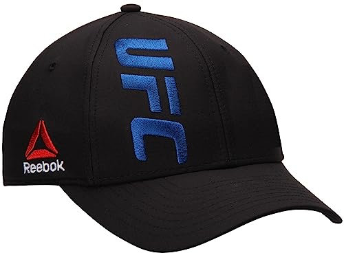 UFC Structured Flex Hat - Schwarz | Blau, Schwarz/Blau, S/M
