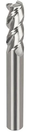 CNC R Bullnose Cutter Ecke Radius Schaftfräser Wolframkarbid Stahl Metall Router Werkzeug 3 4 Flöten R0,5 R1 Bearbeitung 1PC (Size : 5R0.5X5DX100L, Color : HRC55 3F)