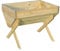Zest Veg Bed 1m – Wooden Raised Beds for Garden Vegetables – Raised Planters for Vegetables – Pressure-Treated PEFC-Certified Wood – 225 Litre – 1 m (W) x 0.75 m (D) x 0.8 m (H) – Natural Wood Finish