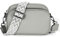 TANTOMI Umhängetasche Damen Klein, PU Leder Crossbody Bag Damen Handytasche zum Umhängen, Moderne Handtasche Damen Klein mit Breitem Schultergurt, Damen Tasche Tägliches Arbeiten, Einkaufen,Reisen