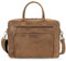 Marc Peter® Hamilton Businesstasche Herren Leder 15,6 Zoll | Leder Laptoptasche | Groß Aktentasche Umhängetasche aus Vintage Rindsleder Cognac