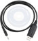 Create idea 1 câble de programmation USB CT-17 CI-V CAT compatible avec radio ICOM IC-7000 IC-7300 IC-7400 IC-7600 IC-7700 IC-7800 radios mobiles, 1 m