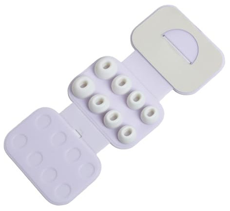 EuAcesry 4 Paia Gommini Auricolari per Air-pods Pro/Air-pods Pro 2 con Custodia Portatile con Cuscinetti Cuffia, Gommini per Auricolari di Ricambio in Silicone, Riduzione del Rumore, XS/S/M/L