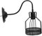 Housoutil 1Stk Wandlampe Außenwandleuchte geführtes Treppenlicht Laterne Lichter led wall lights wall lamp led outdoor licht terassenlampe dekorative Lampe Weg Licht Schmiedeeisen Black
