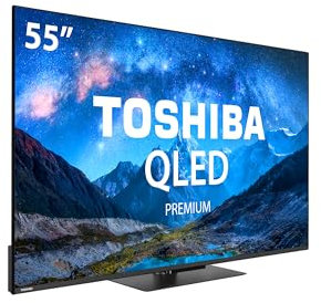 Toshiba QLED 55QV3F63DG 55? 4K Ultra HD Dolby Vision Atmos Bluetooth Frameless