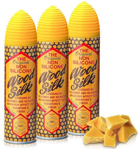 Aristowax Nature Wood Beeswax Furniture Spray Polish Non-Silcon Oils Cleaning Conditioner 225ml (Pack of 3)