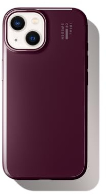 IDEAL OF SWEDEN MagSafe Clear Case kompatibel mit iPhone 13, 14, 15, 16e, 17e - Durchsichtige Magnetische Schutzhülle - Cherry Lacquer, Rot