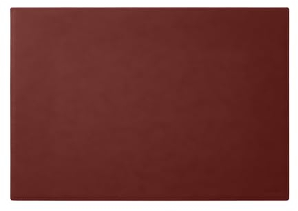 Eglooh - Mercurio - Schreibtischunterlage aus Leder Bordeaux Rot cm 90x60 - Handwerkliche Nähte und rutschfester Boden - Made in Italy