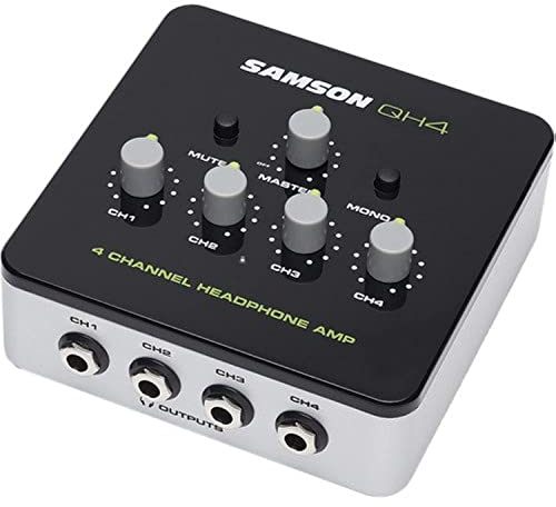 Samson QH4 4 Channel Mini Headphone Amplifier: Headphones