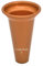 Comil Plast | Portafiori Interno in plastica per Vaso da cimitero Colore Rame | Diametro 6.8 cm, Altezza 11 cm.
