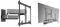 Vogel's TVM Elite 5855 Ultrastarke schwenkbare TV-Wandhalterung für große und schwere Fernseher von bis zu 100 Zoll und 75 kg & Vogels Sound 3550 Universal Soundbar Halterung