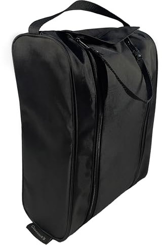COSSTICK'S Waterproof Black Sports Boot Bag | Football Boot Bag, Golf Shoe Bag, Walking Boot Bag, Gym Kit Bag | Perfect Travel Shoe Bag and Football kit Bag | Shoes Bag for Travel | Shoe Bags