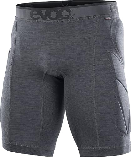EVOC Unisex-Adult Crash Pants Protection Wear, Carbon Grey, L