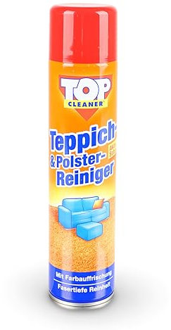 BURI 1x 600ml Teppich- und Polsterreiniger Teppichreiniger Aktivschaum mit Farbauffrischung Faserntiefe Reinheit Carpet Cleaner Reinigungsmittel Teppich Reiniger Polster Polstermöbel säubern
