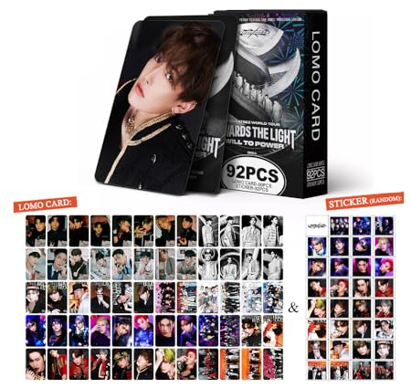 92 Stück ATEEZ Fotokarten ATEEZ THE WORLD EP.FIN: WILL LOMO Karten ATEEZ Neues Album Fotokarten KPOP Geschenk Lomo Cards Merch