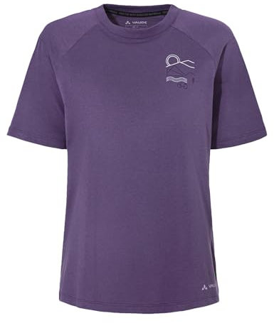 VAUDE Damen Women's Cyclist Casual T-Shirt, Mulberry, 42 EU