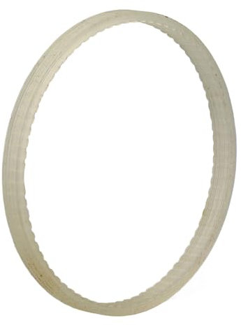 12-Zoll-Motorantriebsriemen, PE-Material, Gerippter Antriebsriemen, Ersatz für Bandsäge, Drehmaschine, Bohrmaschine, Tischkreissäge, Förderband, Beige
