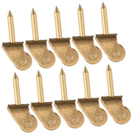 Kleiner Haus Kleiderschrankrolle 10 Stück Eisen Gold für Tisch