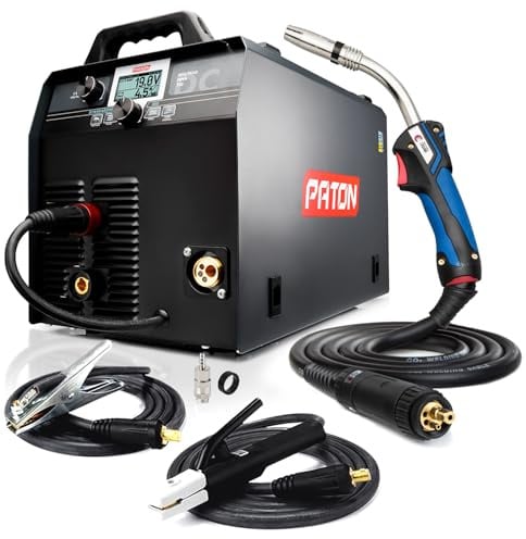 PATON StandardMIG-350-400V – 400V – Profi Kombigerät Schweißen 3-in-1: MIG/MAG, MMA, TIG LIFT, Schutzgasschweißgerät und Fülldraht Schweißgerät, Automatik Schweißgerät für Werkstatt