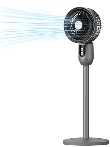 Oscillating Fan - High Power Pedestal Fan | Quiet Cooling, 3 Speed Oscillating Air Circulator with Powerful Airflow for Indoor