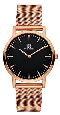 Danish Design Damen Analog Quarz Uhr mit Edelstahl Armband IV68Q1235