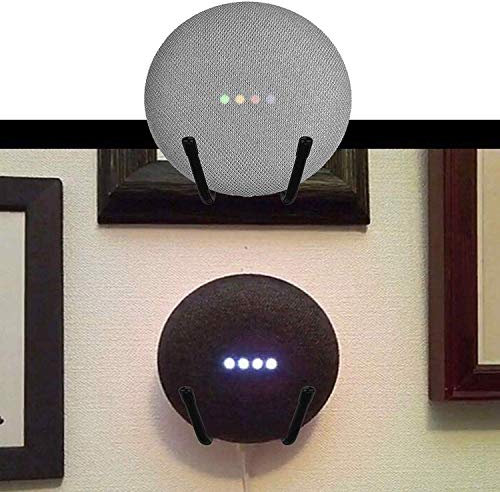 1/PK Support mural autocollant réglable pour haut-parleur intelligent sans fil Bluetooth Google Mini