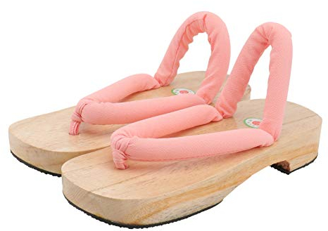 Holibanna Frauen Japanischen Traditionellen Clogs Geta Sandalen Kimono Holz Clogs Hausschuhe Sandalen 1 Paar