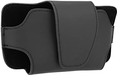 LFOTPP Sonnenblende Brillenhalter für alle Automodelle, Auto Sun Visor Aufbewahrungstasche PU Leder, Universal Auto Zubehör Sonnenbrille Brillenetui Organizer (Schwarz)