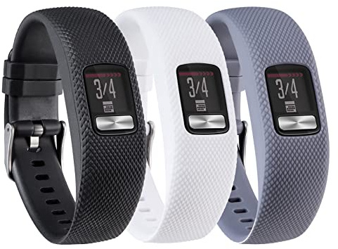 honecumi Ersatz für Garmin vívofit 4 Armband für Herren Damen, Silikon Ersatzarmband Buntes Klassisch Verstellbares Sport Uhrenarmband Zubehör für Garmin vivofit 4 Sport Band- S/L