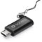 Sonero® Adaptateur Micro USB vers USB-C, Compatible avec Les appareils Apple, Prise en Charge OTG, Parfait pour Les vélos électriques, Boucle/Mousqueton Inclus, boîtier en Aluminium, Noir