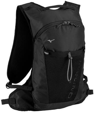 Mizuno Unisex Backpack Laufbekleidung Rucksack Schwarz -