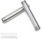 Bwintech 2 pezzi 150MM 1/2 Maschio × 1/2 Maschio filettatura BSP Acciaio inox 304 Nipplo estensore Raccordi per tubi fusi