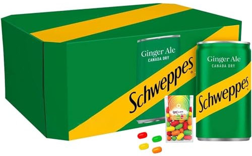 Canada Dry Ginger Ale - Refreshing 12 Pack (150ml) Cans With Mint Bonus for Effortless Enjoyment Sold By VR Angel
