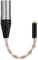 GEEKRIA 4-Pin XLR Balanced Male to 4.4mm Balanced Female Headphones Audio Adapter Cable, OCC Copper Silver Plated Upgrade Conversion Cord, Compatible with Amplifiers, Microphones (20cm/8'')