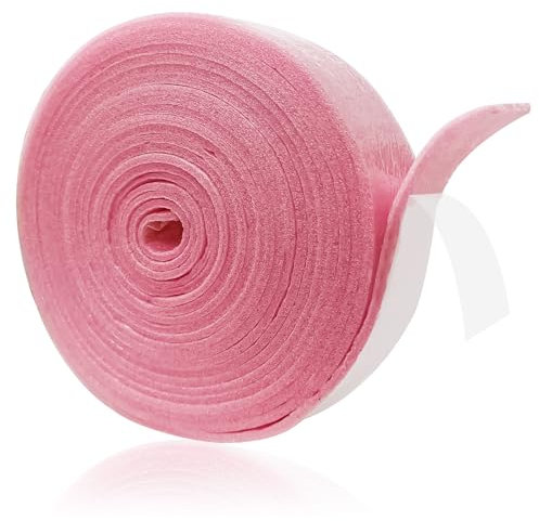 Randdämmstreifen, 50mm x 5mm x 10m Randdämmstreifen Selbstklebend, Randdämmstreifen für Ausgleichsmasse, Randstreifen Randdämmung Fußbodenheizung Estrich