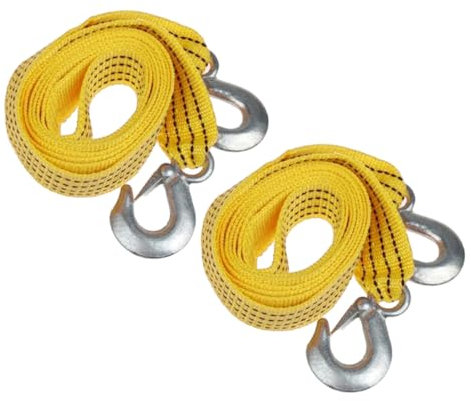 SEWOART Cinghia Di Traino Per Veicoli Con Ganci in Nylon Resistenti Per Traino Sicuro Di Auto E Camion