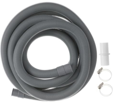 NUOBESTY Extra Long Washing Machine Drain Hose Washer Discharge Hose Extension Washing Machine Extension for Kitchen/Bathroom