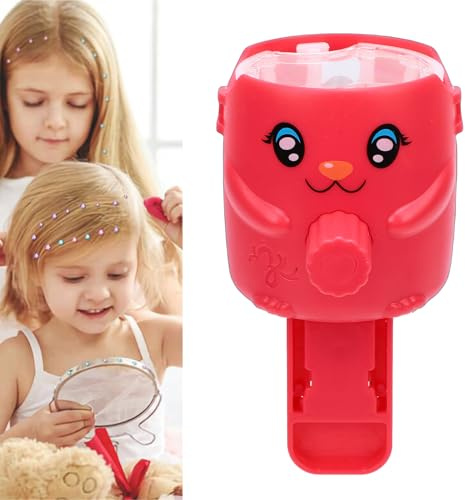 Brrnoo Haarschmuck-Stempel-Set, Glitzerndes -Bling-Werkzeug für Mädchen, Kleidung, Schreibwaren