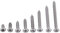 200pcs Phillips Pan Head Screws, M3 Stainless Steel Self Tapping Screws Assortment Set 6mm 8mm 10mm 12mm 16mm 20mm 25mm 30mm(Round Head)