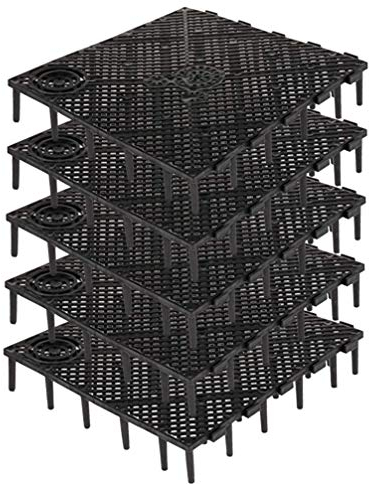 Hemobllo 20st Bodenfilter Aquarium Soil Schwarz Aquarienfilter Lochplatte Kunststoff Aquarium Abtrennung Pvc-filterplatte Untere Filterplatte Unter Kiesfilter Bepflanzter Tank