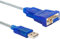 DTech Cable adaptador USB a serie DB9 RS232 a USB 2.0 de 3 pies con chip Prolific PL2303 Windows 11 10 8 7 Mac Linux