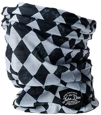 John Doe Modern Race Flag Multifunktionstuch (Black/White)