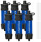 Mini-Wasserfilter NatureNova tragbares Notfall-Wasserfiltersystem, Wandern, Camping, Stroh, Überlebensausrüstung, Notfallvorsorge (blau, 6 Stück)