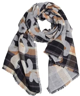 ESPRIT Damen 993EA1Q315 Mode-Schal, 001/BLACK, 1SIZE