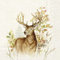 IHR Ideal Home Range - Papierservietten HUNTED DEER cream 20 St. Cocktail-Servietten 25 cm x 25 cm