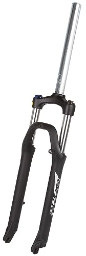P4B | Federgabel für 26 Zoll in Mattschwarz | 1 1/8 Gabelschaft Außendurchmesser | 280 mm Schaftlänge | Für Scheibenbremse (PM)