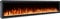 Wärme Firebox Panoramic 72-72/183cm Slim Frame Recessed Media Wall Inset Electric Fireplace with Multi Flame Colours 1400W/1600W (72)