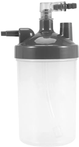 Sarini Botellas humidificadoras con generador de oxígeno, colector de Agua con Taza de humidificación, humidificador concentrador de oxígeno Reutilizable práctico